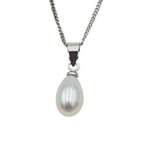 Sterling Silver Cultured Pearl Necklace